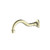 York Basin/Bath Spout Only Aged Brass
