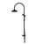 York Twin Shower With Metal Hand Shower Matte Black