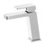 Celia Basin Mixer With Angle Spout Chrome