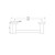 Mecca Hand Towel Rail Brushed Nickel