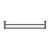 Mecca Double Towel Rail 600mm Gun Metal