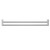 Mecca New Double Towel Rail 800mm Chrome