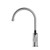 York Kitchen Mixer Gooseneck Spout Chrome With Black Porcelain Lever