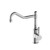 York Kitchen Mixer Hook Spout With Metal Lever Chrome