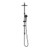 Builder Project Twin Shower Matte Black