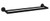Dolce Double Towel Rail 700mm Matte Black