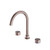 Kara Kitchen Tap And Spout Set Brushed Bronze