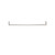 Mecca New Single Towel Rail 600mm Brushed Nickel