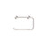 Mecca New Toilet Roll Holder Brushed Nickel