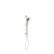 Mecca Shower Rail With Air Shower II Brushed Nickel
