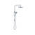 Mecca Twin Shower Chrome