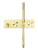 Opal Progressive Shower System With Spout 250mm Brushed Gold