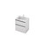 Vanity 700 2 Drawer Floor Centre Basin White Velvet (F1 Finish)
