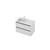 Vanity 900 2 Drawer Wall Left Basin White Velvet (F1 Finish)