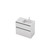 Vanity 900 2 Drawer Floor Right Basin White Velvet (F1 Finish)