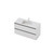 Vanity 1200 2 Drawer Wall Centre Basin White Velvet (F1 Finish)