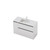 Vanity 1200 1 Door 2 Drawer (Right Hand Drawers) Floor Centre Basin White Velvet (F1 Finish)
