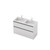 Vanity 1200 2 Drawer Floor Double Basin Gloss/Woodgrain/Colour (F2 Finish)