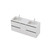 Vanity 1500 1 Door 4 Drawer Wall Double Basin Gloss/Woodgrain/Colour (F2 Finish)
