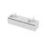 Vanity 1800 1 Door 2 Drawer Wall Double Basin Gloss/Woodgrain/Colour (F2 Finish)