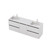 Vanity 1800 1 Door 4 Drawer Wall Double Basin White Velvet (F1 Finish)
