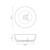 Oasis Vessel Basin 370 Round Basalt