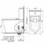 Urbane II Bidet Cleanflush Wall Faced Close Coupled Bottom Inlet Toilet Suite