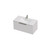 Vanity 900 1 Drawer Wall Rubik Centre Basin Durashell White Satin (F2 Finish)