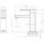 Teva Basin Mixer 6 Star Matte Black Lead Free