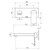 Teva Wall Basin / Bath Mixer Set 6 Star 200mm Trim Kit Only Matte Black Lead Free