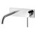 Vivid Slimline Wall Basin / Bath Mixer Set SwitchMix Fit-Off Kit 180mm Chrome Lead Free