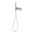 Vivid Slimline Oval Wall Shower System Chrome