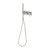 Vivid Slimline Oval Wall Shower System Brushed Nickel