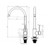 Gooseneck Kitchen Mixer Stainless Steel