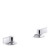 Components Top Assembly Lever Bath Handle 60mm Polished Chrome 77990T-4DR-CP