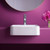 Forefront Semi-Recessed Square Basin 430mm Vitreous China 98930X-1-0