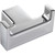 Strayt Double Robe Hook Polished Chrome 84mm 37346T-CP