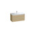 Vanity Lite 800 1 Drawer Wall Woodgrain Wanda Basin