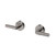 Vivid Slimline Plus Wall Top Assemblies Lever Brushed Carbon Lead Free