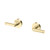 Vivid Slimline Plus Wall Top Assemblies Lever 15mm Extended Spindles Brushed Gold Lead Free
