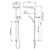 Aio Shower Aurajet Matte Black AOSSBK