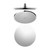 Air Shower Air Shower Head Chrome 230mm