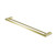 Bianca Double Towel Rail Brushed Gold 800mm