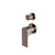 Bianca Shower Mixer Brushed Bronze With Divertor Separate Back Plate
