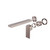 Bianca Wall Basin Bath Mixer Brushed Bronze Separate Back Plate 230mm Trim Kits Only