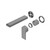 Bianca Wall Basin Bath Mixer Gun Metal Separate Back Plate 187mm Trim Kits Only