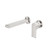 Bianca Wall Basin Bath Mixer Brushed Nickel Separate Back Plate 187mm
