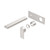 Bianca Wall Basin Bath Mixer Brushed Nickel 230mm Trim Kits Only