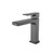 Bianca Basin Mixer Straight Spout Gun Metal