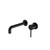 Dolce Wall Basin Bath Mixer Matte Black Separate Back Plate